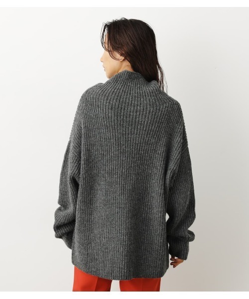 RODEO CROWNS WIDE BOWL（ロデオクラウンズワイドボウル）の「レイヤードハイネックニットトップス（ニット/セーター・レディース・ブラック/ベージュ/サックスブルー・FREE）」の9枚目の写真