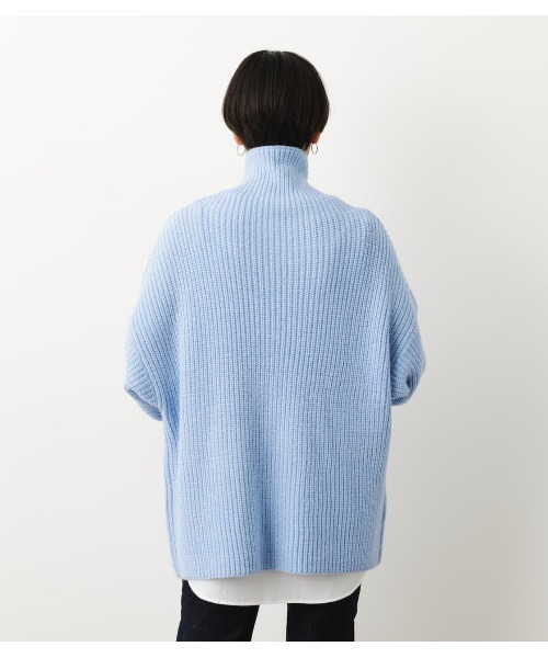 RODEO CROWNS WIDE BOWL（ロデオクラウンズワイドボウル）の「レイヤードハイネックニットトップス（ニット/セーター・レディース・ブラック/ベージュ/サックスブルー・FREE）」の21枚目の写真