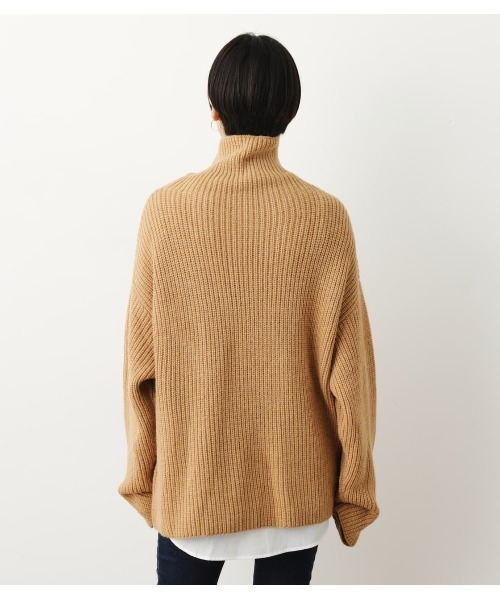 RODEO CROWNS WIDE BOWL（ロデオクラウンズワイドボウル）の「レイヤードハイネックニットトップス（ニット/セーター・レディース・ブラック/ベージュ/サックスブルー・FREE）」の15枚目の写真