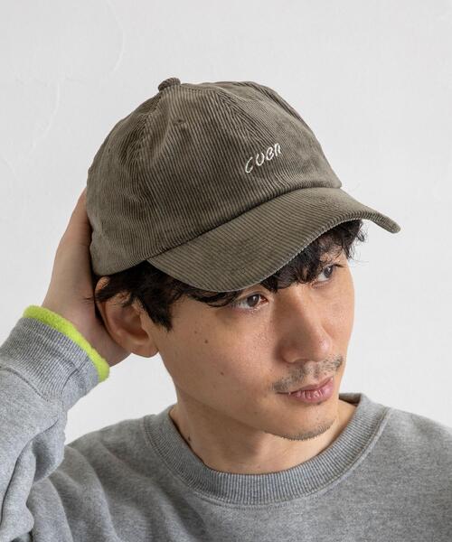 coen(コーエン)の「コーデュロイロゴ刺繍キャップ(キャップ・メンズ・ブラック/ダークグリーン/ダークグレー・FREE)」の6枚目の写真