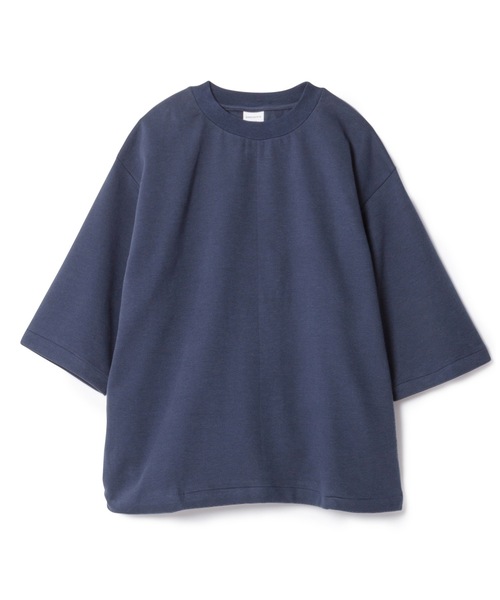 Sandinista（サンディニスタ）の「Double Knit H-S Tee / ダブルニット５分袖丈Tシャツ（Tシャツ/カットソー・メンズ・チャコールグレー/ブラック/ネイビー/ネイビー系・SMALL/MEDIUM/LARGE）」の15枚目の写真