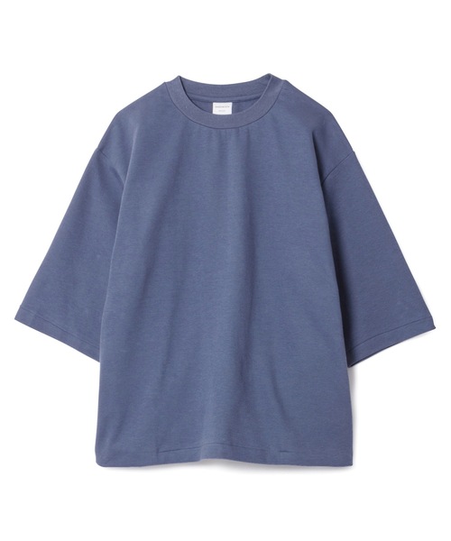 Sandinista（サンディニスタ）の「Double Knit H-S Tee / ダブルニット５分袖丈Tシャツ（Tシャツ/カットソー・メンズ・チャコールグレー/ブラック/ネイビー/ネイビー系・SMALL/MEDIUM/LARGE）」の16枚目の写真