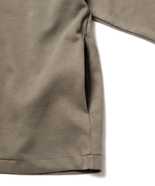 Sandinista（サンディニスタ）の「Double Knit H-S Tee / ダブルニット５分袖丈Tシャツ（Tシャツ/カットソー・メンズ・チャコールグレー/ブラック/ネイビー/ネイビー系・SMALL/MEDIUM/LARGE）」の18枚目の写真