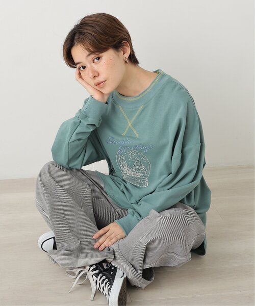 DOUBLE NAME（ダブルネーム）の「UNIVERSAL OVERALL×DOUBLE NAME異素材ワイドパンツ（その他パンツ・レディース・ベージュ/キナリ/ネイビー系・FREE）」の22枚目の写真