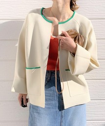 Q | ミラノリブダンボールカーデ(カーディガン/ボレロ)