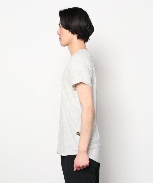 G-STAR（ジースター）の「LASH T-SHIRT/ワンポイント/ロゴ（Tシャツ/カットソー・メンズ・グレー系その他・MEDIUM/SMALL/X-SMALL/LARGE）」の9枚目の写真