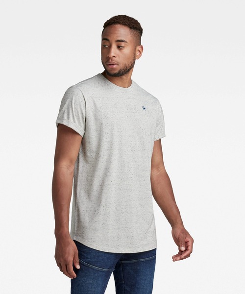 G-STAR（ジースター）の「LASH T-SHIRT/ワンポイント/ロゴ（Tシャツ/カットソー・メンズ・グレー系その他・MEDIUM/SMALL/X-SMALL/LARGE）」の2枚目の写真