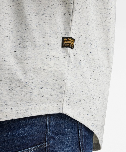 G-STAR（ジースター）の「LASH T-SHIRT/ワンポイント/ロゴ（Tシャツ/カットソー・メンズ・グレー系その他・MEDIUM/SMALL/X-SMALL/LARGE）」の5枚目の写真