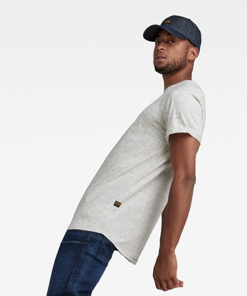 G-STAR（ジースター）の「LASH T-SHIRT/ワンポイント/ロゴ（Tシャツ/カットソー・メンズ・グレー系その他・MEDIUM/SMALL/X-SMALL/LARGE）」の4枚目の写真