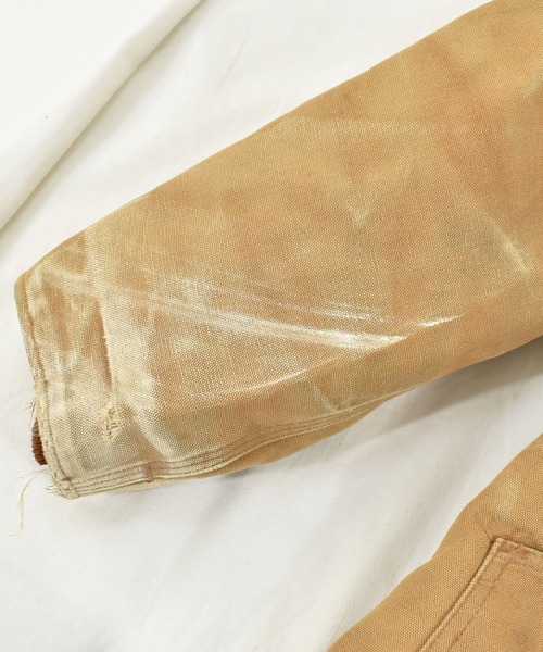 Carhartt（カーハート）の「【ヴィンテージ古着】Carhartt/カーハート トラディショナルコート USA製（ブルゾン・メンズ・ベージュ・LARGE）」の6枚目の写真