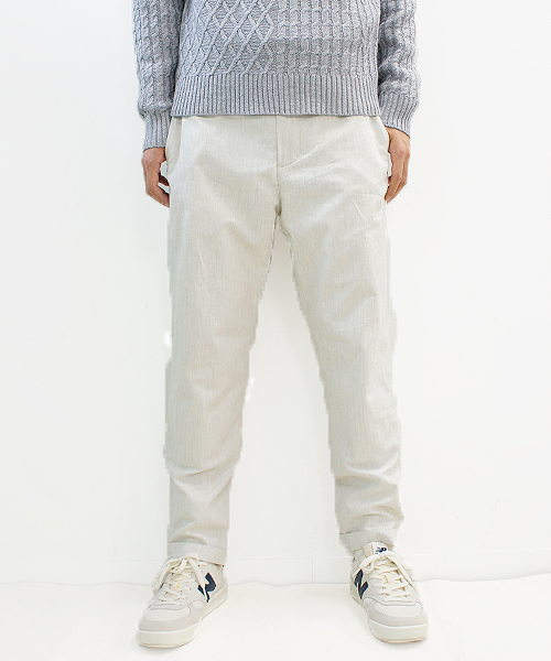 CIAOPANIC（チャオパニック）の「【Ciaopanic】F.L.Bアンクルカットテーパード（その他パンツ・メンズ・アイボリー/チャコールグレー/ネイビー/オリーブ・SMALL/MEDIUM/LARGE）」の2枚目の写真