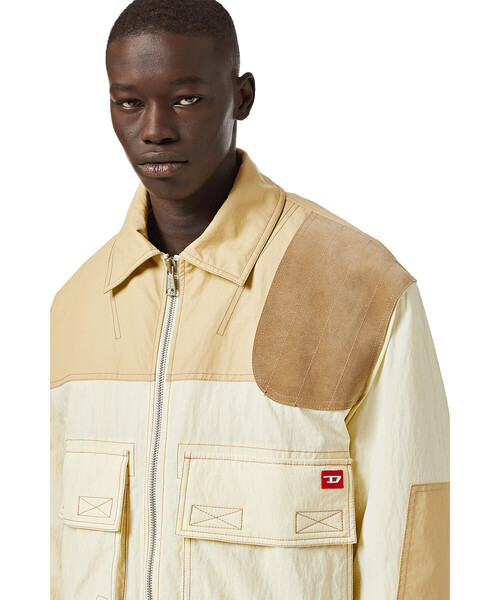 DIESEL（ディーゼル）の「メンズ ジャケット ブルゾン（ブルゾン・メンズ・ブラック/ホワイト系その他/ブラウン系その他・SMALL/LARGE/XX-LARGE/X-SMALL/MEDIUM/X-LARGE）」の10枚目の写真