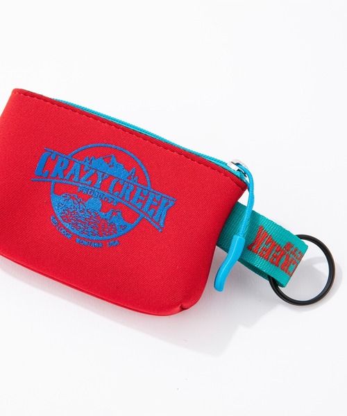 CRAZY CREEK（クレイジークリーク）の「CRAZY CREEK クレイジークリーク ネオプレーンコインケース（コインケース・メンズ・レッド・FREE）」の3枚目の写真