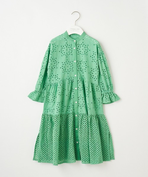 CIAOPANIC TYPY（チャオパニックティピー）の「【KIDS】indiaカットワークレースワンピース（ワンピース・キッズ・チャコールグレー/グリーン/グレー系その他・SMALL/MEDIUM/LARGE/X-LARGE/XX-LARGE）」の10枚目の写真