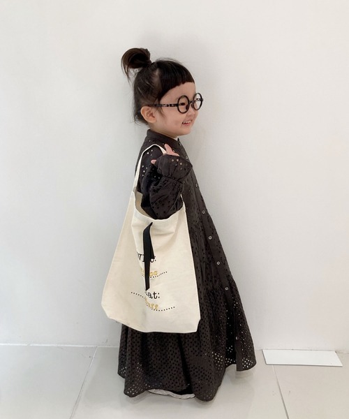 CIAOPANIC TYPY（チャオパニックティピー）の「【KIDS】indiaカットワークレースワンピース（ワンピース・キッズ・チャコールグレー/グリーン/グレー系その他・SMALL/MEDIUM/LARGE/X-LARGE/XX-LARGE）」の15枚目の写真