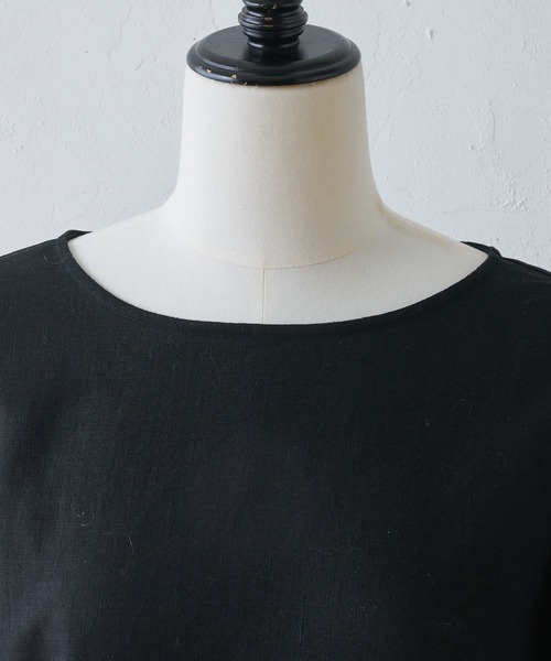 BEARDSLEY（ビアズリー）の「チェック生地がドッキング ラップスカート付ワンピース（ワンピース・レディース・ブラック・FREE）」の8枚目の写真