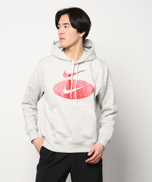 NIKE(ナイキ)の「NIKE/ナイキ NSW SL BB プルオーバー L/S フーディ(パーカー・メンズ・ホワイト/グレー/ブラック・L/XL/S/M)」の3枚目の写真