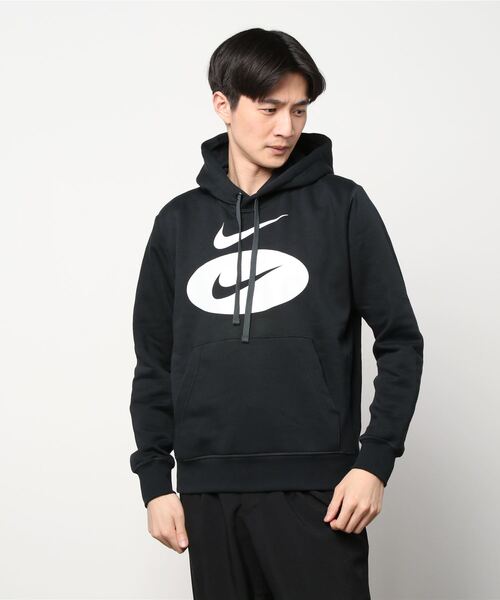 NIKE(ナイキ)の「NIKE/ナイキ NSW SL BB プルオーバー L/S フーディ(パーカー・メンズ・ホワイト/グレー/ブラック・L/XL/S/M)」の2枚目の写真