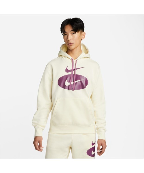 NIKE(ナイキ)の「NIKE/ナイキ NSW SL BB プルオーバー L/S フーディ(パーカー・メンズ・ホワイト/グレー/ブラック・L/XL/S/M)」の9枚目の写真
