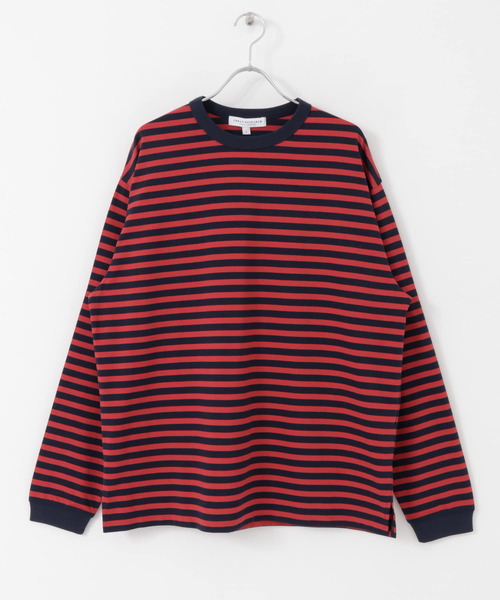 URBAN RESEARCH（アーバンリサーチ）の「ナローボーダーロングスリーブTシャツ（Tシャツ/カットソー・メンズ・ブラック系その他/グリーン系その他/レッド系その他・SMALL/MEDIUM/LARGE）」の14枚目の写真