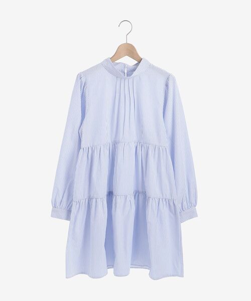 MAJESTIC LEGON（マジェスティックレゴン）の「ハイネックミニワンピ（ワンピース・レディース・オフホワイト/グレー系その他/ブルー系その他2・MEDIUM）」の19枚目の写真