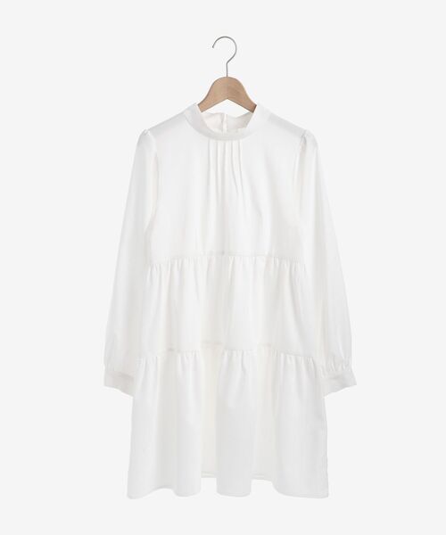 MAJESTIC LEGON（マジェスティックレゴン）の「ハイネックミニワンピ（ワンピース・レディース・オフホワイト/グレー系その他/ブルー系その他2・MEDIUM）」の20枚目の写真