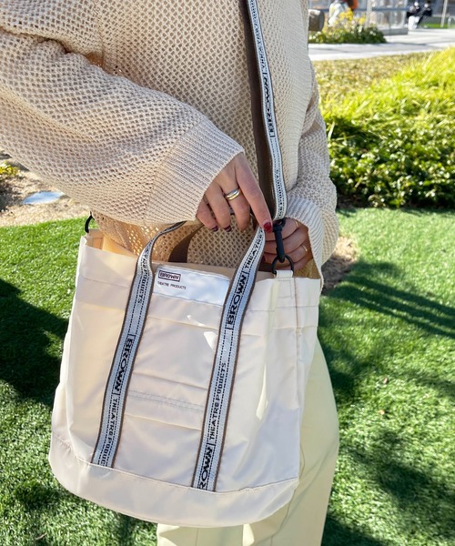 DISCOAT（ディスコート）の「【BROWN THEATRE PRODUCTS】別注トートバッグ（トートバッグ・レディース・ブラック/アイボリー・FREE）」の14枚目の写真