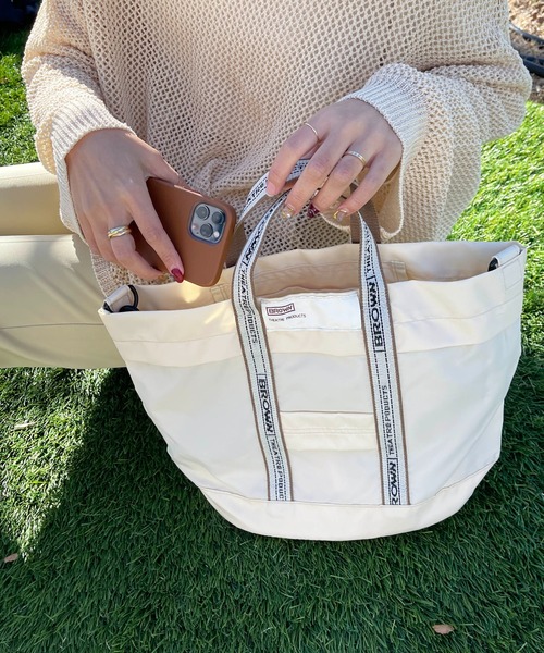 DISCOAT（ディスコート）の「【BROWN THEATRE PRODUCTS】別注トートバッグ（トートバッグ・レディース・ブラック/アイボリー・FREE）」の15枚目の写真