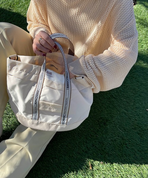 DISCOAT（ディスコート）の「【BROWN THEATRE PRODUCTS】別注トートバッグ（トートバッグ・レディース・ブラック/アイボリー・FREE）」の17枚目の写真