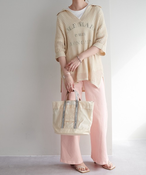 DISCOAT（ディスコート）の「【BROWN THEATRE PRODUCTS】別注トートバッグ（トートバッグ・レディース・ブラック/アイボリー・FREE）」の21枚目の写真