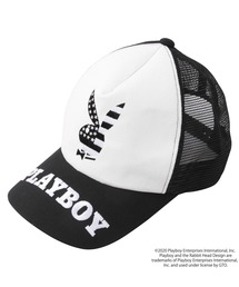 PLAYBOY | PLAYBOY プレイボーイ ツイルメッシュキャップ 大きいサイズ 64cm(キャップ)