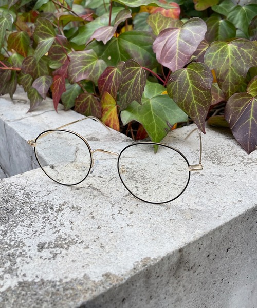 DouDou（ドゥドゥ）の「細フレームメガネ（メガネ・レディース・ブラック/ゴールド・FREE）」の5枚目の写真