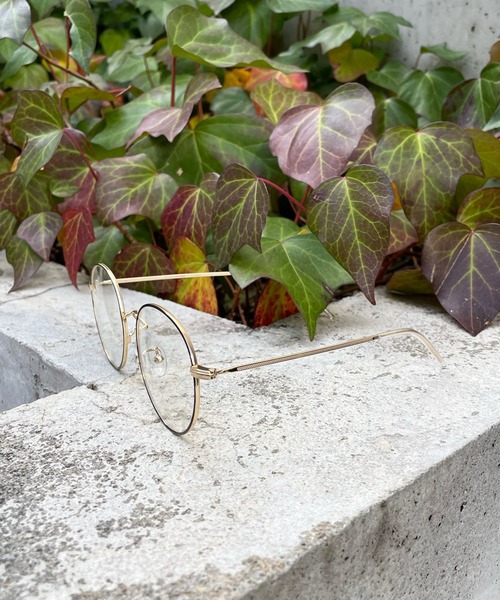 DouDou（ドゥドゥ）の「細フレームメガネ（メガネ・レディース・ブラック/ゴールド・FREE）」の6枚目の写真
