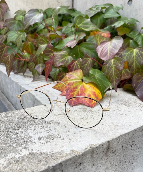 DouDou（ドゥドゥ）の「細フレームメガネ（メガネ・レディース・ブラック/ゴールド・FREE）」の10枚目の写真