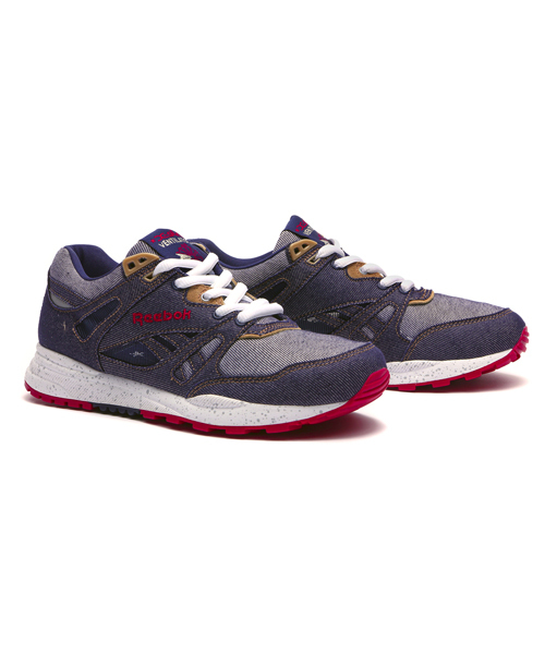 Reebok（リーボック）の「【non-no5月号掲載】X-girl×REEBOK VENTILATOR（スニーカー・レディース・インディゴブルー・25cm/24.5cm/23cm/27cm/23.5cm/26.5cm/24cm/28cm/27.5cm）」の3枚目の写真