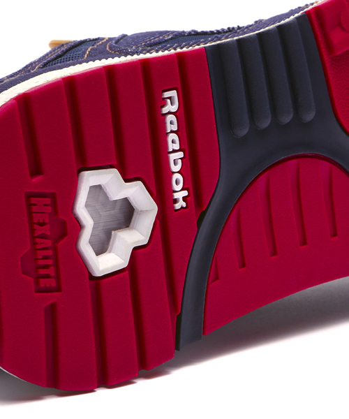 Reebok（リーボック）の「【non-no5月号掲載】X-girl×REEBOK VENTILATOR（スニーカー・レディース・インディゴブルー・25cm/24.5cm/23cm/27cm/23.5cm/26.5cm/24cm/28cm/27.5cm）」の6枚目の写真