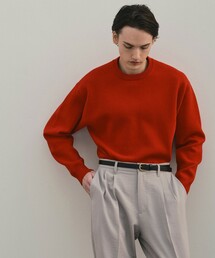 THE SHOP TK  | スウェットライクニットプルオーバー(ニット/セーター)