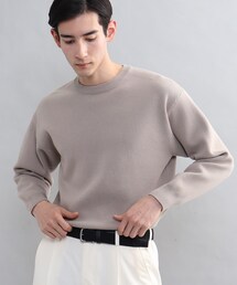 THE SHOP TK  | スウェットライクニットプルオーバー(ニット/セーター)