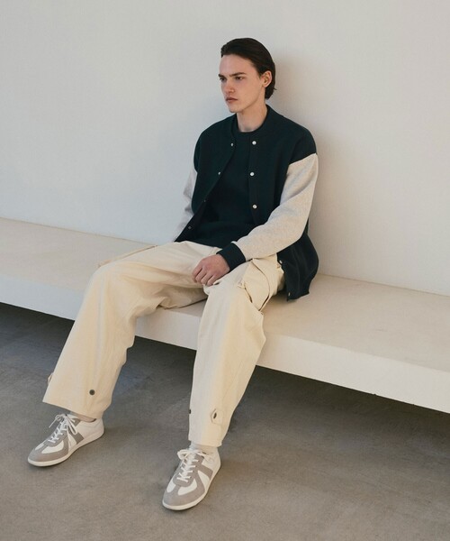 THE SHOP TK （ザ ショップ ティーケー ）の「◆スウェットライクニットプルオーバー（ニット/セーター・メンズ・ベージュ/ネイビー/グレー/レッド系1/ダークグリーン・04/03/02）」の14枚目の写真