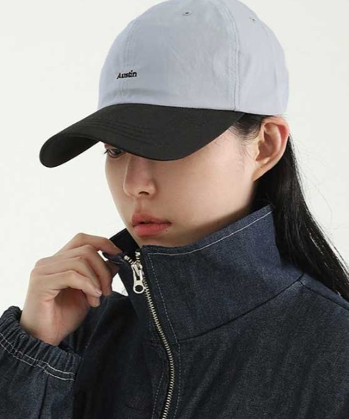 MANGROVE(マングローブ)の「ロゴツートーンキャップ(キャップ・レディース・ホワイト/ブラック/ベージュ/ネイビー/レッド/ピンク/ブルー・FREE)」の6枚目の写真