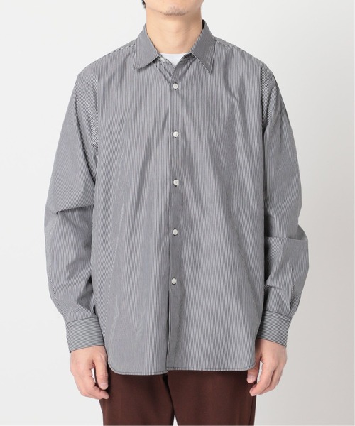 417 EDIFICE（フォーワンセブンエディフィス）の「WEB限定【シャツ+カットソーの2点セット】ストライプレギュラー / Tシャツ（Tシャツ/カットソー・メンズ・ブラック/ネイビー・SMALL/MEDIUM/LARGE/X-LARGE）」の12枚目の写真