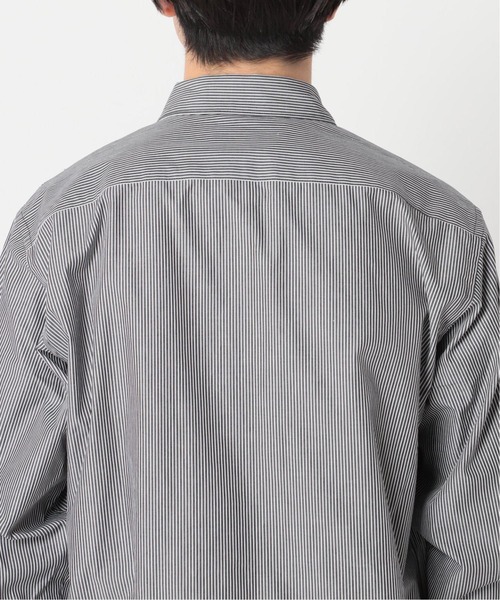 417 EDIFICE（フォーワンセブンエディフィス）の「WEB限定【シャツ+カットソーの2点セット】ストライプレギュラー / Tシャツ（Tシャツ/カットソー・メンズ・ブラック/ネイビー・SMALL/MEDIUM/LARGE/X-LARGE）」の20枚目の写真
