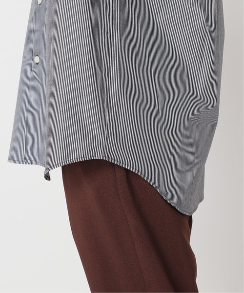 417 EDIFICE（フォーワンセブンエディフィス）の「WEB限定【シャツ+カットソーの2点セット】ストライプレギュラー / Tシャツ（Tシャツ/カットソー・メンズ・ブラック/ネイビー・SMALL/MEDIUM/LARGE/X-LARGE）」の5枚目の写真