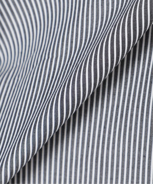 417 EDIFICE（フォーワンセブンエディフィス）の「WEB限定【シャツ+カットソーの2点セット】ストライプレギュラー / Tシャツ（Tシャツ/カットソー・メンズ・ブラック/ネイビー・SMALL/MEDIUM/LARGE/X-LARGE）」の9枚目の写真