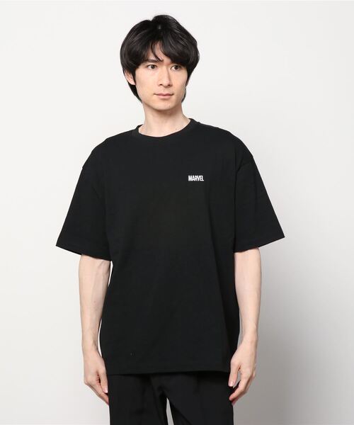 MARVEL(マーベル)の「マーベル MARVEL ヘビーウェイトBIGTシャツ(Tシャツ/カットソー・メンズ・ホワイト/ブラック・LL/M/L/S)」の2枚目の写真