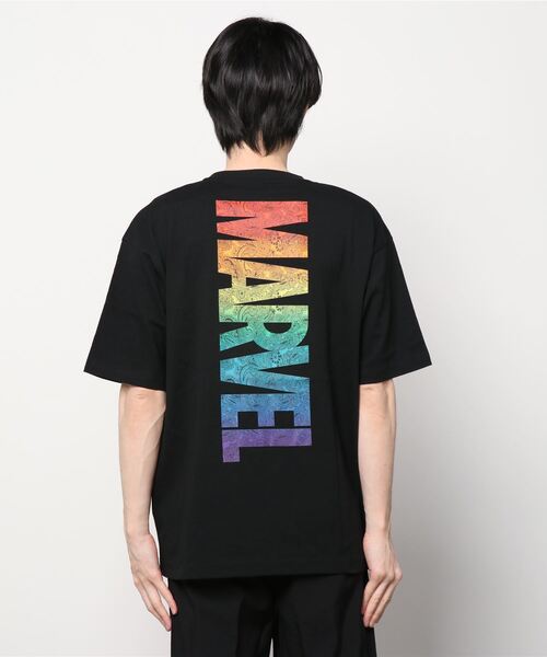 MARVEL(マーベル)の「マーベル MARVEL ヘビーウェイトBIGTシャツ(Tシャツ/カットソー・メンズ・ホワイト/ブラック・LL/M/L/S)」の5枚目の写真