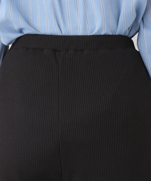 LEPSIM(レプシィム)の「【セルフカットOK】マタニティ/セルフカットリブパンツ 258080(マタニティウェア/グッズ・レディース・ブラック/ライトグリーン/アイボリー/パープル・FREE)」の16枚目の写真