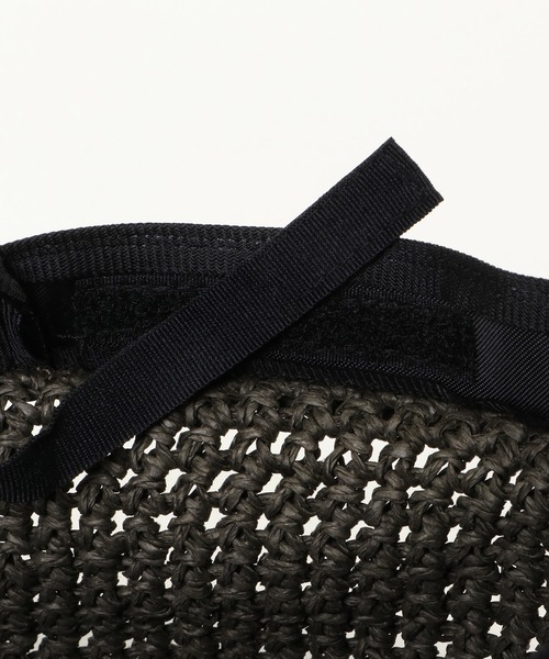 ikka（イッカ）の「手編みこま編みハット（ハット・レディース・オフホワイト/キャメル/ダークグレー・FREE）」の4枚目の写真