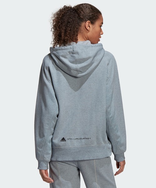 adidas by Stella McCartney(アディダスバイステラマッカートニー)の「【adidas by Stella McCartney】adidas by Stella McCartney スポーツウェア フルジップ パーカー(パーカー・レディース・ブルー系その他・SMALL/MEDIUM/LARGE/X-LARGE)」の2枚目の写真
