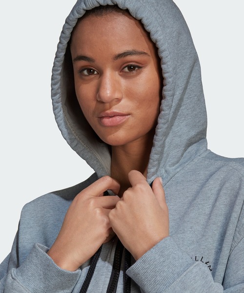 adidas by Stella McCartney(アディダスバイステラマッカートニー)の「【adidas by Stella McCartney】adidas by Stella McCartney スポーツウェア フルジップ パーカー(パーカー・レディース・ブルー系その他・SMALL/MEDIUM/LARGE/X-LARGE)」の4枚目の写真